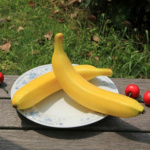 2pc artificial bananas plastic - 2pc,