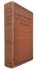 Roget's Thesaurus of English Words and Phrases vintage 1930s reference book 1932