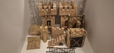 Schleich Castle Walls Drawbridge Ladders Stairs Retired Rare Set