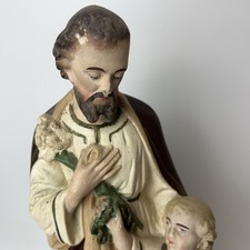 Vintage chalkware joseph - vintage,