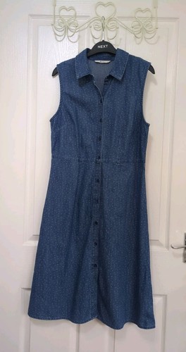 Blue white spot cotton - &,