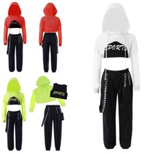 Girls 3Pcs Hip Hop Clothes Set