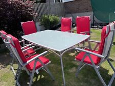 Homebase outdoor dining table and chairs used