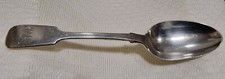 ANTIQUE SOLID SILVER FIDDLE