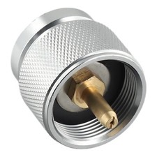 Safe and Easy Cooking with Camping Gas Stove Adapter for 1L Propane Tanks.