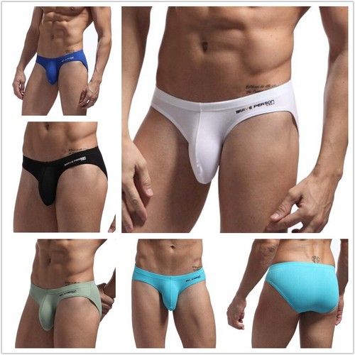 Men cotton pouch briefs - u,