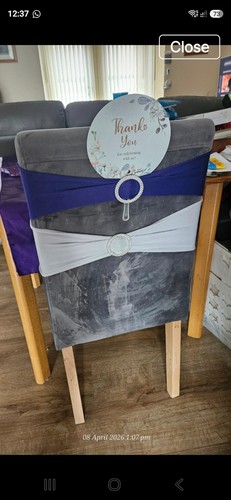 Chair sashes with buckles - 48,