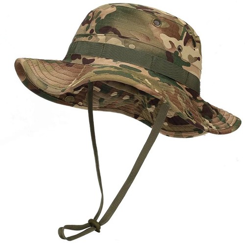 Unisex camo bucket hat - camo, cap