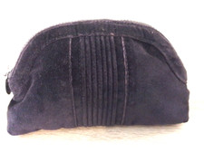 Kipling Odda purple velvet pouch make-up bag