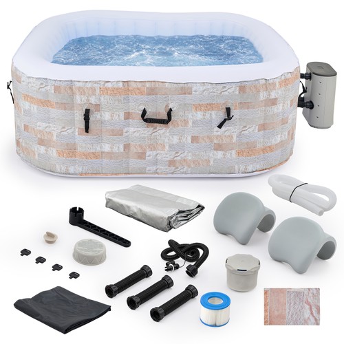 Inflatable hot tub with - co-z,