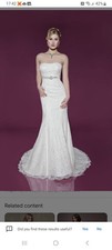 Ivory full lace wedding dress 