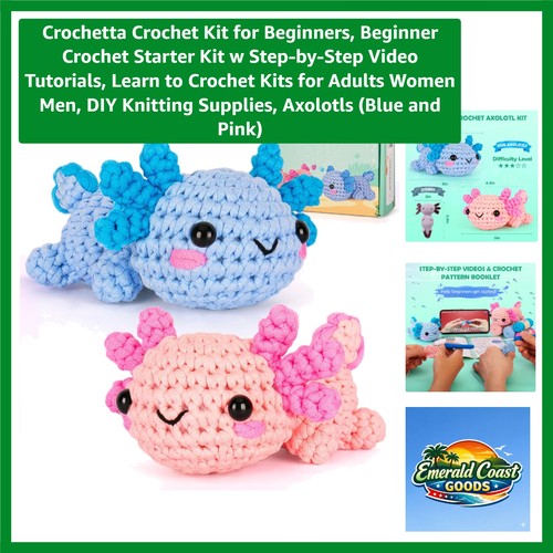 Crochet kit for beginners - crochet,