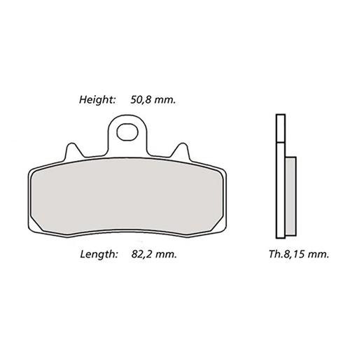 Brake pads z04 - pads, mounts
