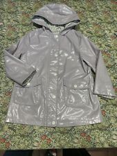 Little Girls Lilac Raincoat Jacket. F&F Tesco Hooded Coat. Age 5-6 Years