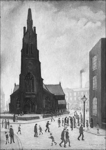Lowry black and - black, white