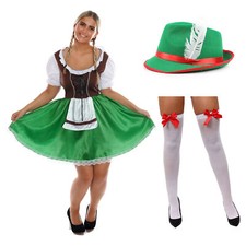 BAVARIAN BEER GIRL DRESS, HAT