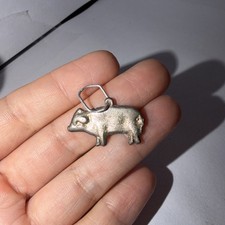 Vintage Rare Charm Pig