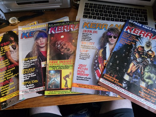 Kerrang magazine bundle 5 - bundle, of