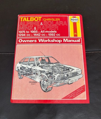 Vintage talbot haynes owners - haynes,