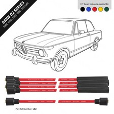 BMW 02 Series HT Leads Red 8mm