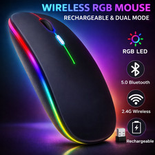 ✨ RGB Wireless Mouse 🔋
