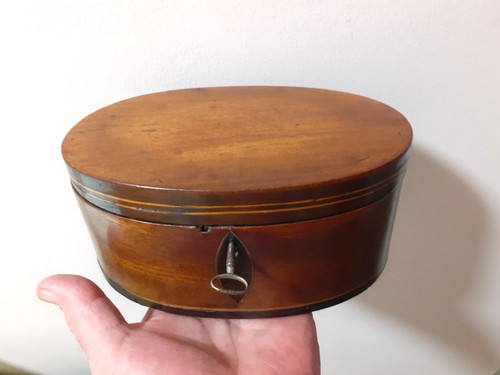 Georgian inlaid mahogany - a,