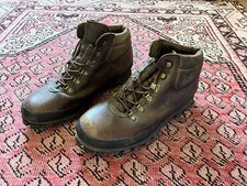 Men’s Vintage Brasher Hillmaster Leather Hiking Walking Boots Brown UK 10 EU 44 
