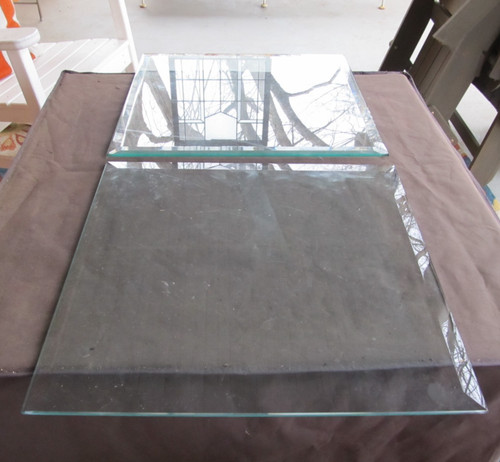 19 rectangle glass - 19",