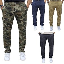 Mens Cargo Trousers Camouflage