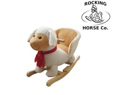 NEW Plush LAMB Rocking Chair