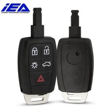 5 key shell remote control volvo c60 c30 c70 xc90 v70 s60 v40 v50