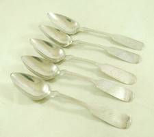 19th Century American Coin Silver Spoons 14.2cm 67.8g BZX