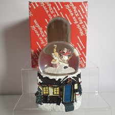 Music Box World Santa Reindeer