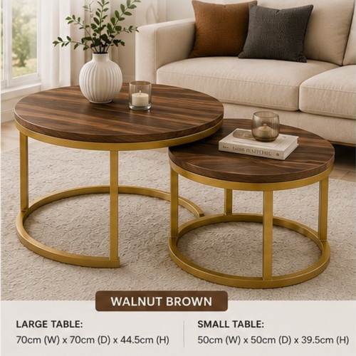 Luxury nesting coffee table - coffee,