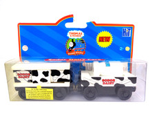 Learning Curve Sodor Dairy Cars Thomas & Friends Wooden Railway Loco Sealed