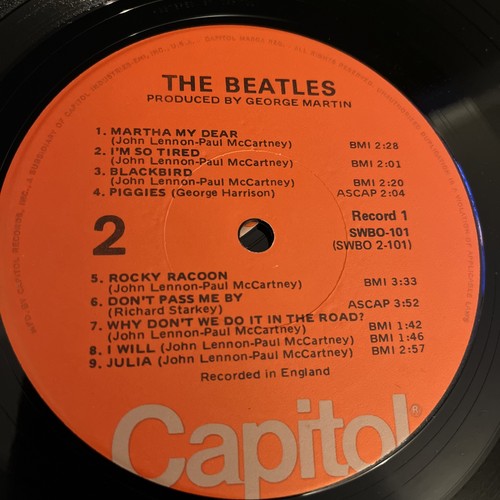 Beatles white album - white, lp