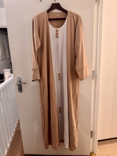 Camel coloured and white - camel,