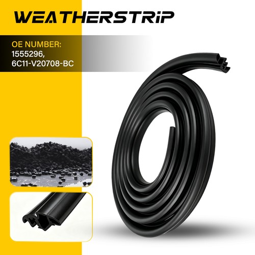 Front door weatherstrip rubber - front,