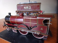 Bassett-Lowke g.1= M.R. 2P 4-4-0 Express Loco-483-2 speed c/w -superb--c1927