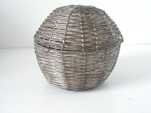 Vintage antique white metal - white,