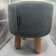 Linen Fabric Round Padded