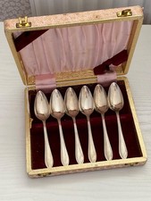 6 x Silver Plated EPNS Super A