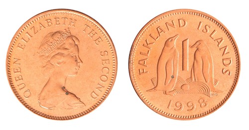 Falkland islands penny - islands,
