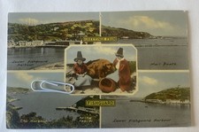 ‘Greetings From Fishguard’ Pembrokeshire Welsh Costumes Multi View Friths