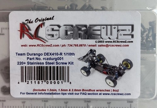 Rcscrewz stainless screw kit - stainless,