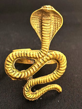 Egyptian Cobra Ring Brass