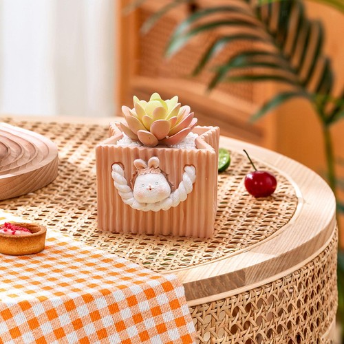 Resin planter pot organizer - pot,