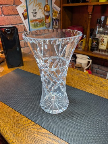 Vintage cut glass - vintage, vase