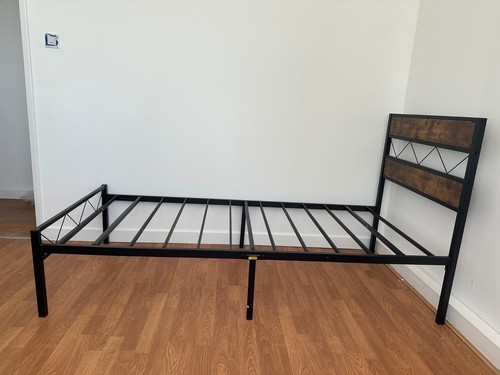 Metal single bed - , frame-9