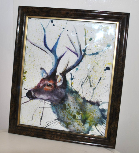 Splatter stag print katherine - splatter, print-katherine